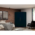 Mulberry 2.0 Contemporary Corner Wardrobe with Dual Hanging Rods