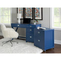 Linon Poppy Side Storage Writing Desk