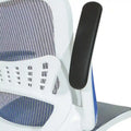 Riley Ergonomic Office Chair with White Mesh Seat and Backrest