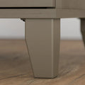 60-Inch Office Desk with Cabinet and 5-Shelf Bookcase