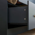 Modern Wardrobe Armoire with Mirror Door Drawers and Shelves