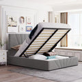 Nestfair Upholstered Platform Bed featuring Hydraulic Storage Solution
