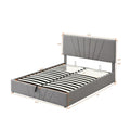 Nestfair Upholstered Platform Bed featuring Hydraulic Storage Solution