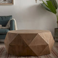 38-Inch Three-Dimensional Embossed Retro American Coffee Table
