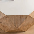 38-Inch Three-Dimensional Embossed Retro American Coffee Table