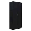 Modern Storage Wardrobe Cabinet with Doors and Multi Compartment Shelves