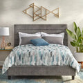 Raquel Queen Upholstered Bed with Channel Back by Lifestorey