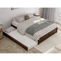 Barcelona Twin XL Trundle Panel Bed with Platform Design