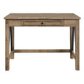 Salvage Oak Quinton Writing Desk with Drawer
