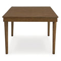 Signature Design by Ashley Lyncott Brown Extendable Dining Table - 42" W x 92" D x 30.25" H