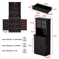 Spacious Kitchen Cabinet with Microwave Space - 30W x 69.3H