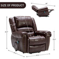 Comfortable Power Lift Recliner Chair with Breathable Fabric, Massage, Heat, and USB Charging Port