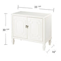 SEI Furniture Taborley Antique White Double-Door Accent Cabinet" can be rewritten as:

"SEI Furniture Taborley Antique White Double-Door Accent Storage Cabinet