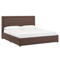 iNSPIRE Q Classic Arlert Tufted Linen Headboard Storage Platform Bed