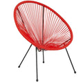 Rattan and Bungee Papasan Lounge Chair