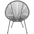 Rattan and Bungee Papasan Lounge Chair