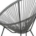 Rattan and Bungee Papasan Lounge Chair