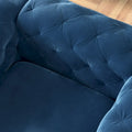 Corvus Aosta Tufted Velvet Chesterfield Lounge Chair