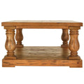 iNSPIRE Q Artisan Edmaire 55-Inch Light Natural Baluster Coffee Table