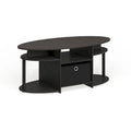 Astor Oval Coffee Table in Walnut by Porch & Den