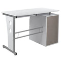 3-Drawer Pedestal Computer Desk with Keyboard Tray