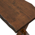6-Piece Rustic Farmhouse Dining Set Table Chairs & Bench Walnut Finish