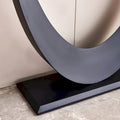 Contemporary Console Table with Elegant Design, Metal Frame, and Adjustable Foot Pads for Entryway