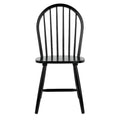 Set of 2 SAFAVIEH Delcie Oval Back Spindle Dining Chairs - Dimensions: 17.9" x 19.7" x 37"