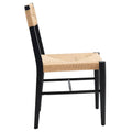 SAFAVIEH Couture Shazia Rattan Dining Chair Set (2 Pieces) - Dimensions: 16.3" W x 21.3" L x 34" H