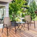 Costway Set of 4 Patio Chairs with Armrests for Garden and Deck - View Details
