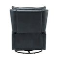 Jordano Mid-Century Leather Recliner with Metal Base by HULALA HOME