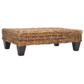 SAFAVIEH Caron Natural Wicker Bench - Washed Finish - Dimensions: 41"W x 28"D x 12"H