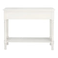 SAFAVIEH Leonia Console Table with 2 Drawers - Dimensions: 35.5" W x 13" L x 29.5" H