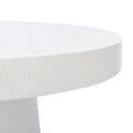 SAFAVIEH Berenice Round Coffee Table - Paper Mache - Dimensions: 31.6" W x 31.6" L x 17.8" H