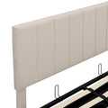 Upholstered Platform Bed with Lift-Up Storage - Full/Queen Size