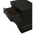 Sigurd Black Velvet Tufted Upholstered Bed with Panel Design