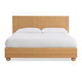 Modrest Winters Contemporary Natural Oak Bed