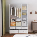 78.7H Combo Twin Wardrobe Set: Stylish and Functional Armoires for Your Closet