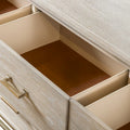 Drayden Transitional Solid Wood 7-Drawer Dresser with Metal Legs by Furniture of America