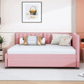 Merax Upholstered Full-Size Daybed with Trundle Feature