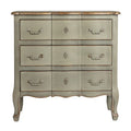 Rustic 3-Drawer Dresser with Distressed Finish