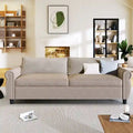 80.7-Inch 2-in-1 Sofa Bed with Spacious Mattress