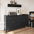 4-Door Wooden Accent Cabinet - Sideboard Buffet Server