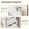4-Drawer Fabric Dresser for Bedroom - Tall Storage Organizer for Clothing, Closet, Kids' Room, and Cabinet