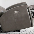 Hydeline Venice Zero Gravity Power Recliner with Adjustable Headrest and Cup Holder in Top Grain Leather
