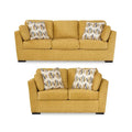 Roundhill Furniture Clareen 2-Piece Sofa and Loveseat Living Room Set