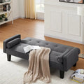Convertible Sofa Bed for Living Room with Two Pillows Included
