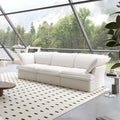 Contemporary 3-Seat Modular Sectional Sofa for Living Room - Comfortable Convertible Couch