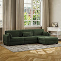 Corduroy Modular Sectional Sofa for Living Room