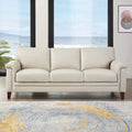 Hydeline Westcott Premium Top Grain Leather Sofa with Memory Foam and Spring Support
